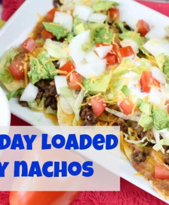 Game Day Loaded Cheesy Nachos Recipe
