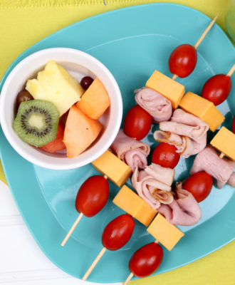 Back to School lunch kabobs