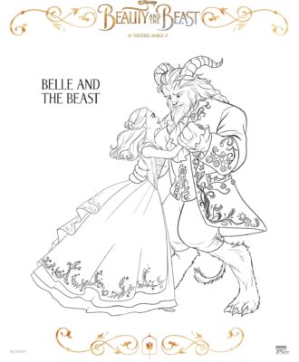 Disney's Beauty and the Beast Activity Sheets
