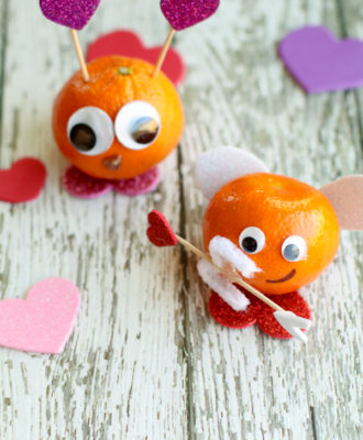 homemade fruit valentine
