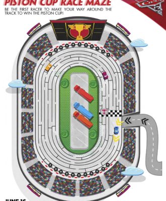 CARS 3 Activity Sheets