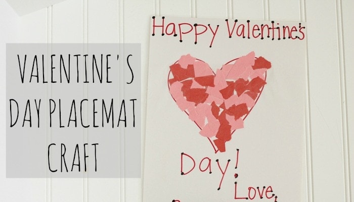 How To Make A Preschool Valentine S Day Placemat Modern Mom Life