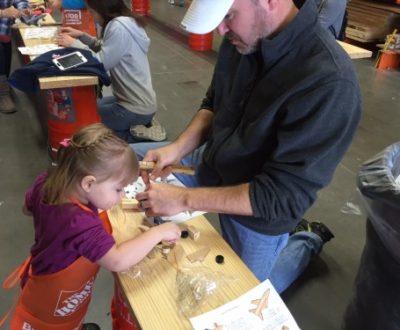 Daddy Daughter Date at Home Depot