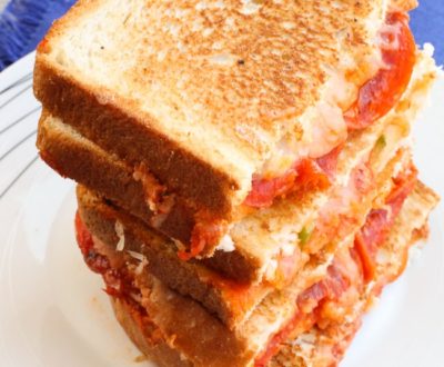 Grilled Cheese Pizza Sandwiches