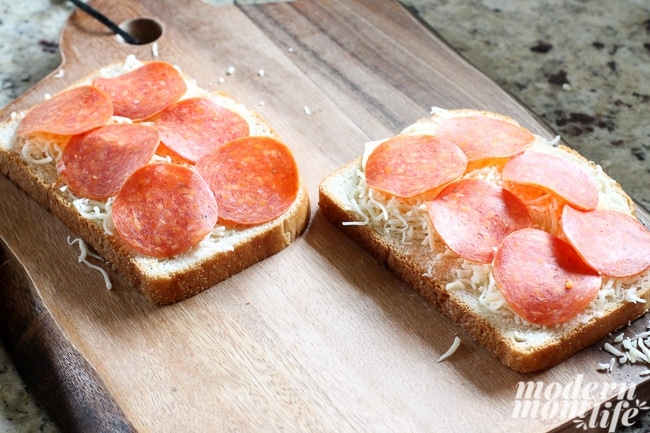 Grilled Cheese Pizza Sandwich