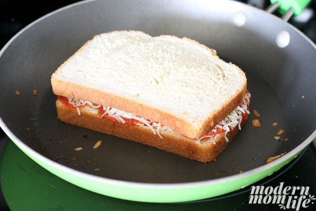 Grilled Cheese Pizza Sandwich