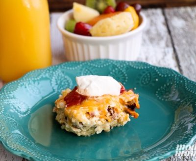 Overnight Crockpot Breakfast Casserole