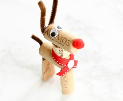 wine cork ornament