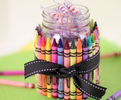 diy crayon jar teacher gift
