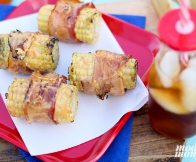 Backyard Bacon Wrapped Corn 5