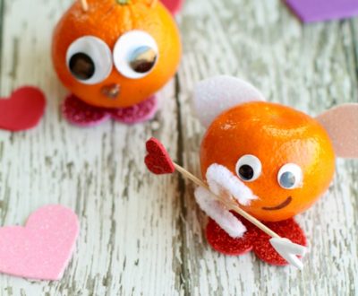 homemade fruit valentine
