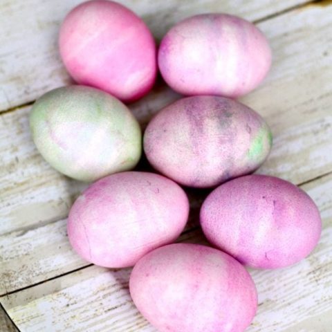 Shaving Cream Easter Eggs