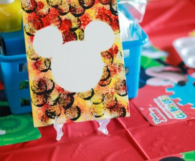 Mickey Mouse Canvas Painting