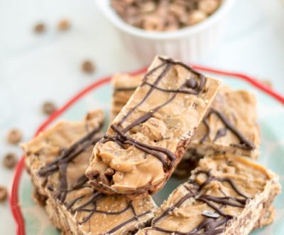 chocolate peanut butter cheerio bars