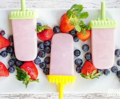 diy yogurt Popsicles