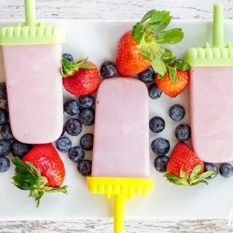 diy yogurt Popsicles