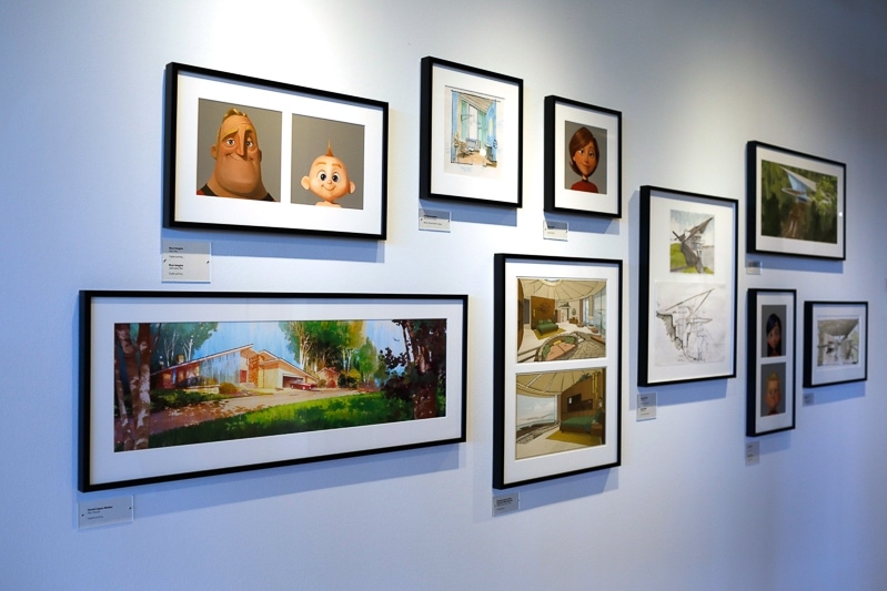 The Incredibles 2 art gallery,