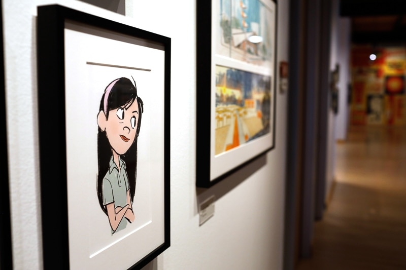 The Incredibles 2 art gallery,