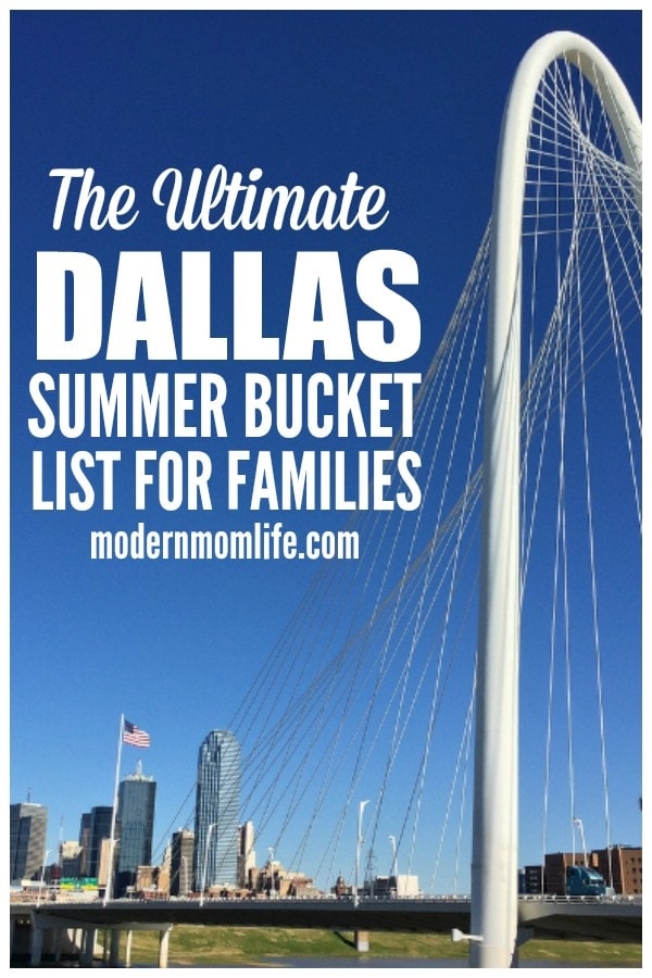 If you think you must travel outside of the North Texas area to have an amazing Summer break, think again. Discover the Ultimate Dallas Summer Bucket List that includes fun activities in Dallas for families. #Dallas #FortWorth #DallasSummerFun #TexasTravel