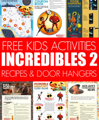 Free Incredibles 2 Coloring Pages, Hero Coupons & Activities Your Kids Will Love