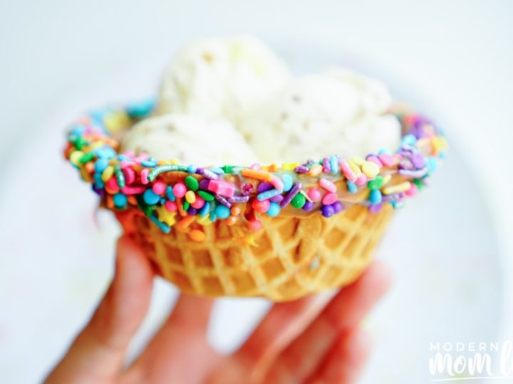 Waffle Cone Ice Cream Bowls  Ice cream bowl, Cute kitchen, Ice cream