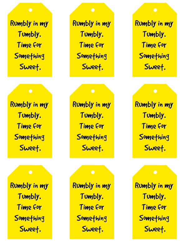 Winnie the pooh gift tags printable