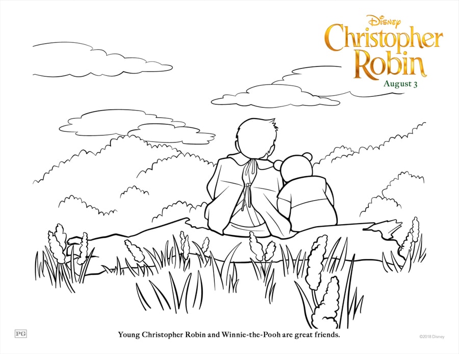 Christopher Robin Coloring Pages and Activity Sheets - Modern Mom Life