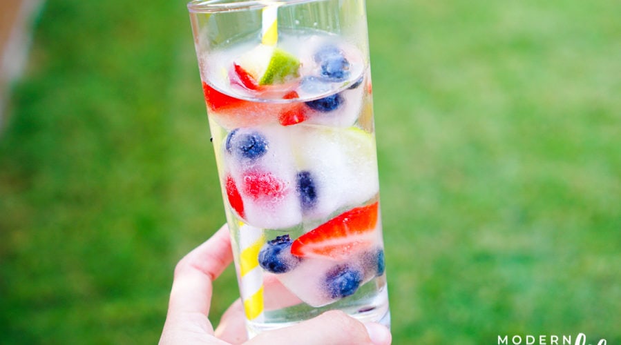 fruit ice cubes