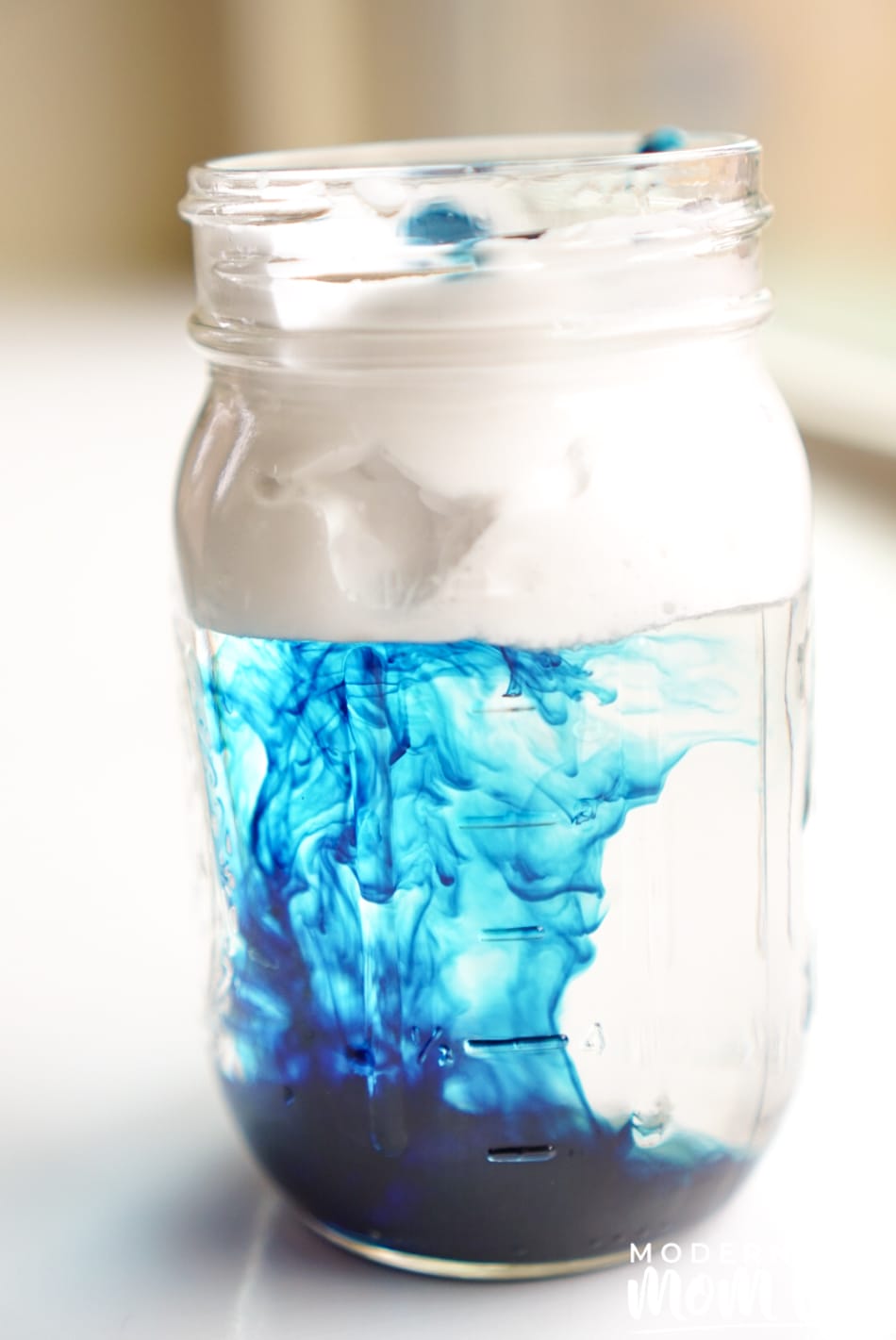 rain cloud in a jar science experiment