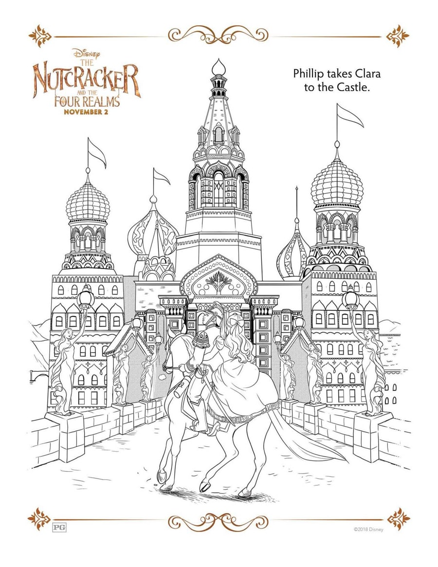 disney nutcracker coloring pages