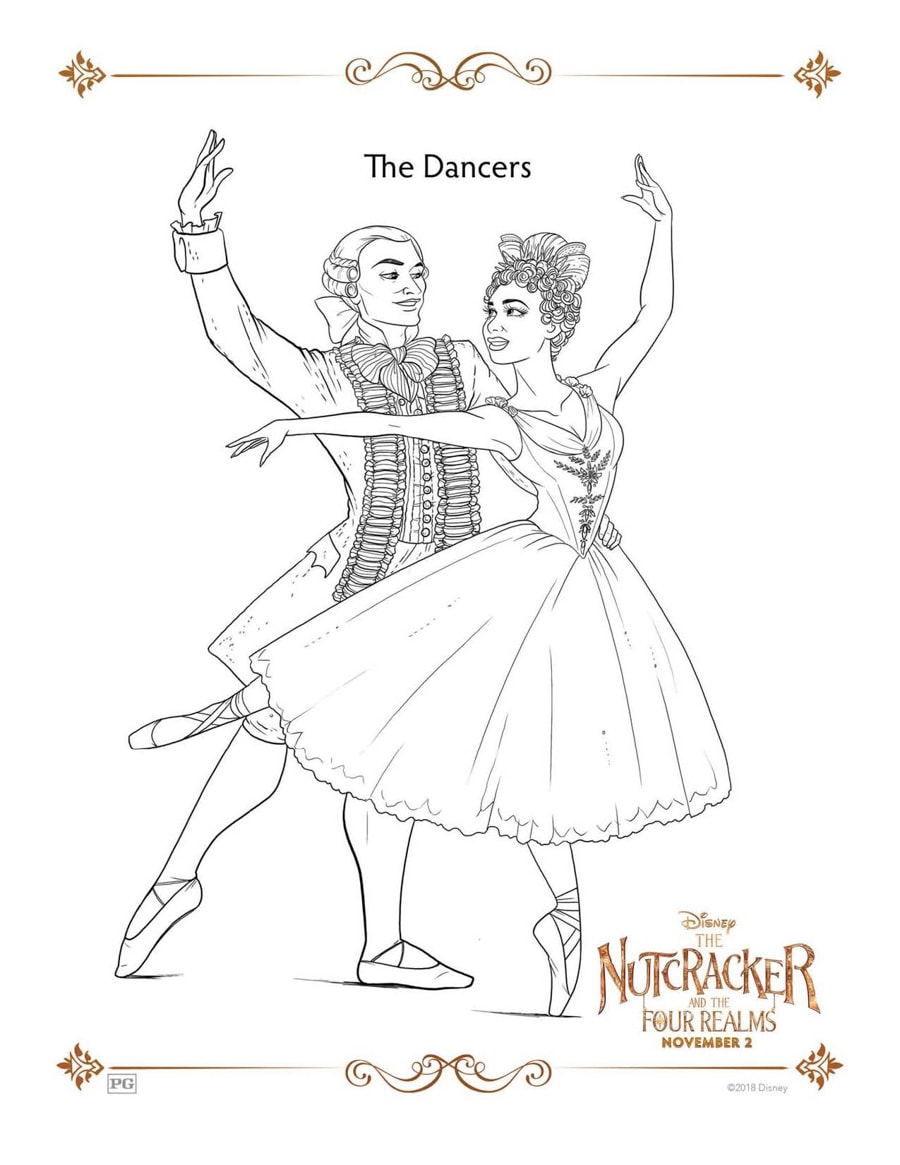 disney nutcracker coloring pages