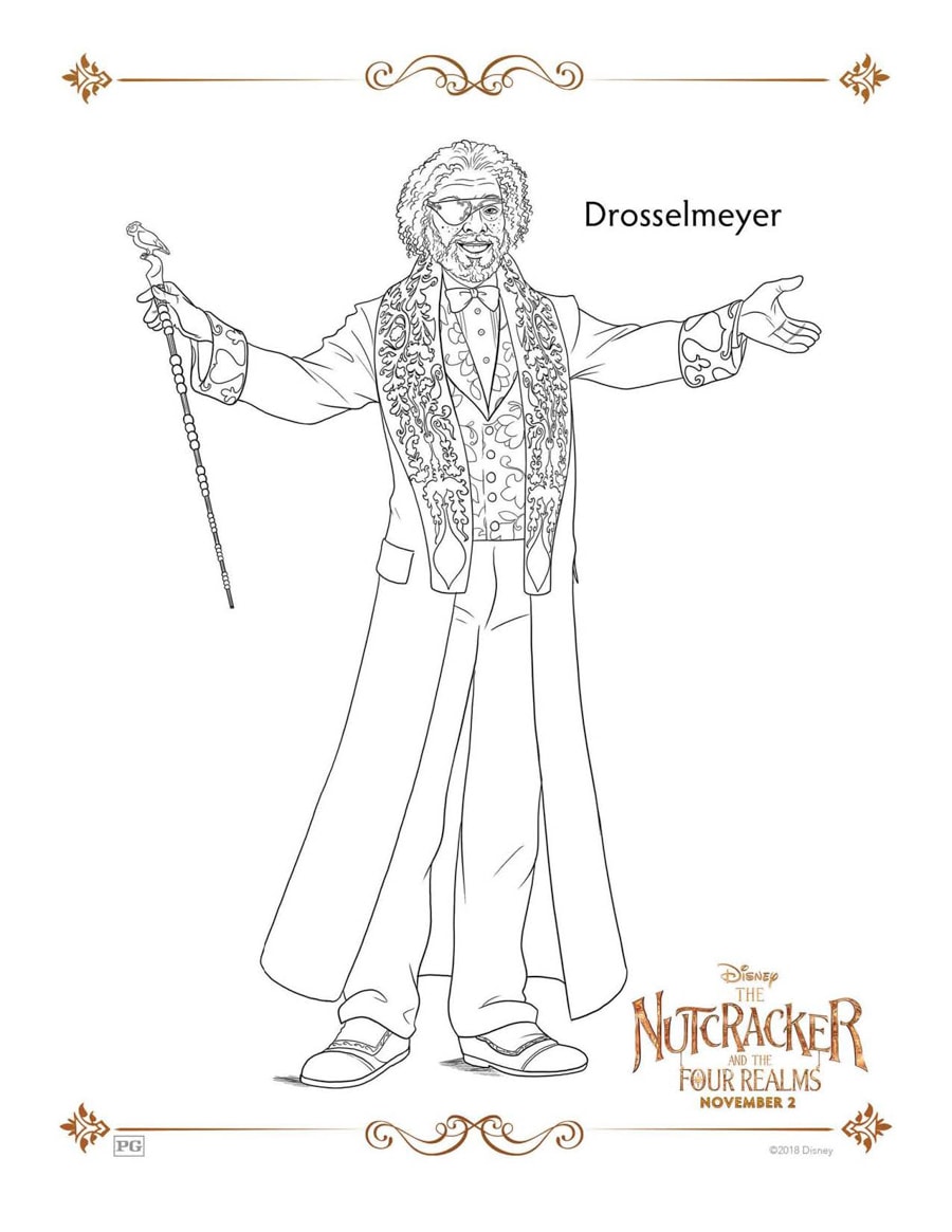 disney nutcracker coloring pages