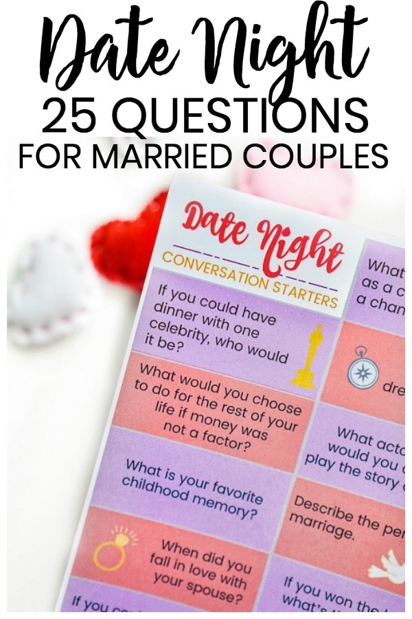 25 Date Night Questions for Married Couples - Modern Mom Life