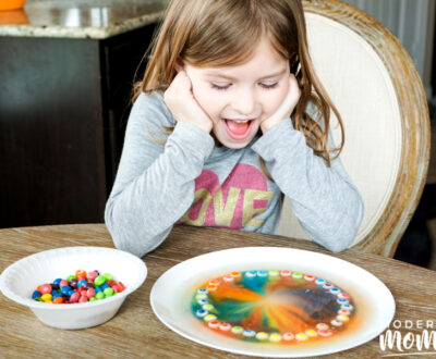 rainbow candy science experiment