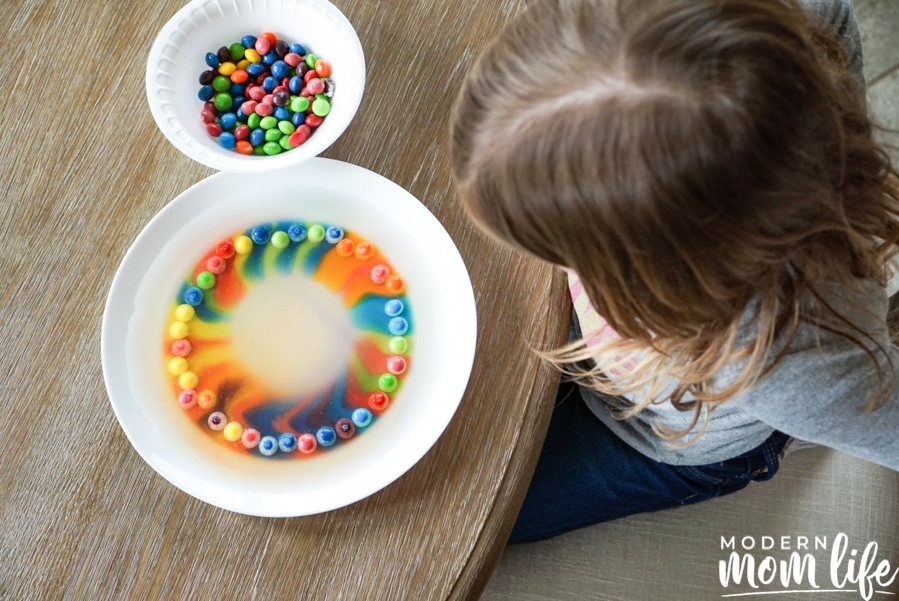 rainbow candy science experiment