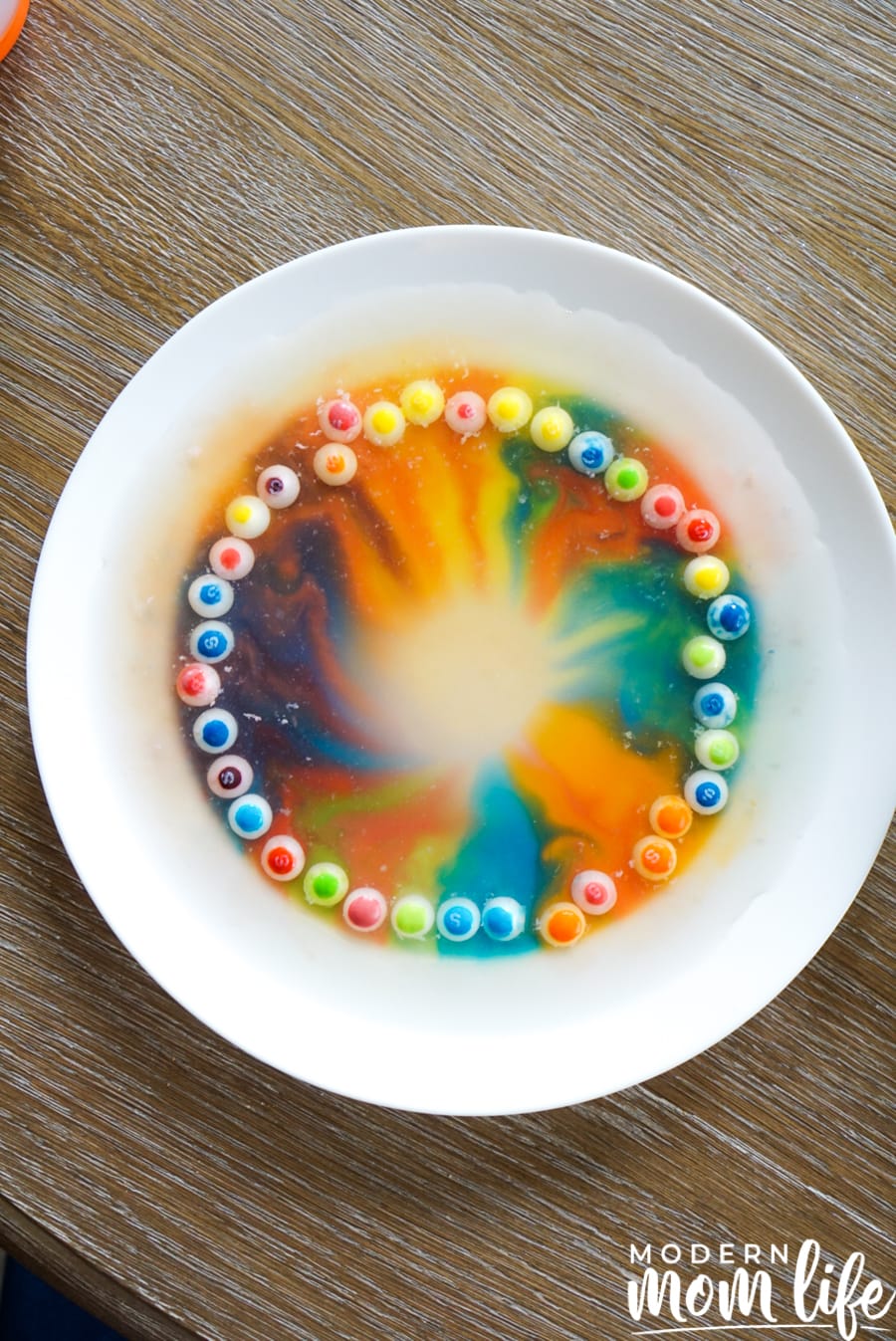 rainbow candy science experiment