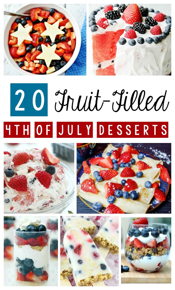 20 Amazing Fruit-Filled Fourth of July Desserts - Modern Mom Life