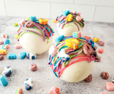 lucky charms hot chocolate bombs