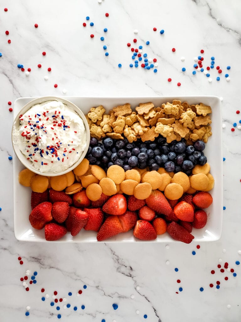 patriotic fruit platter