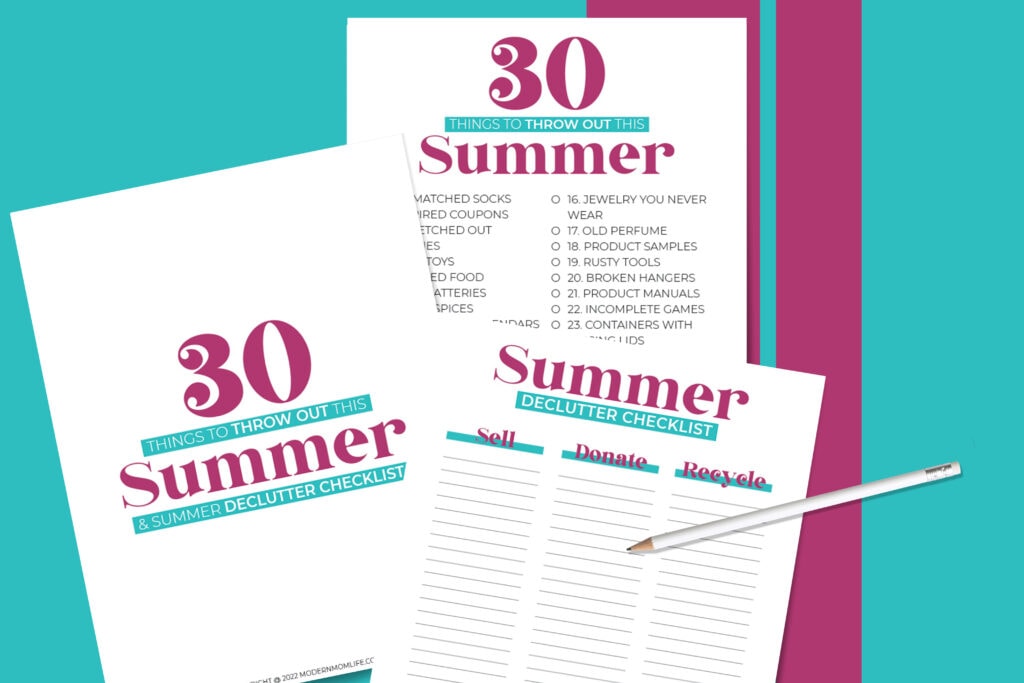 summer declutter