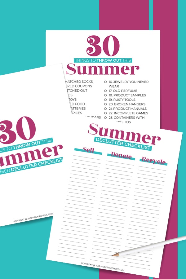 summer declutter