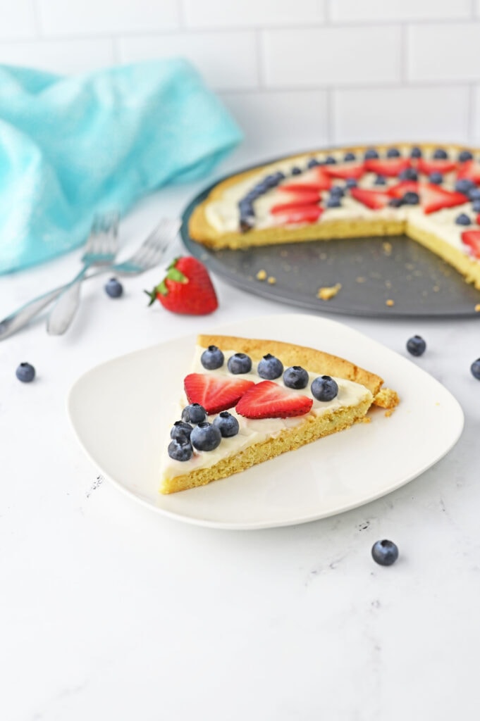 4th of July fruit pizza