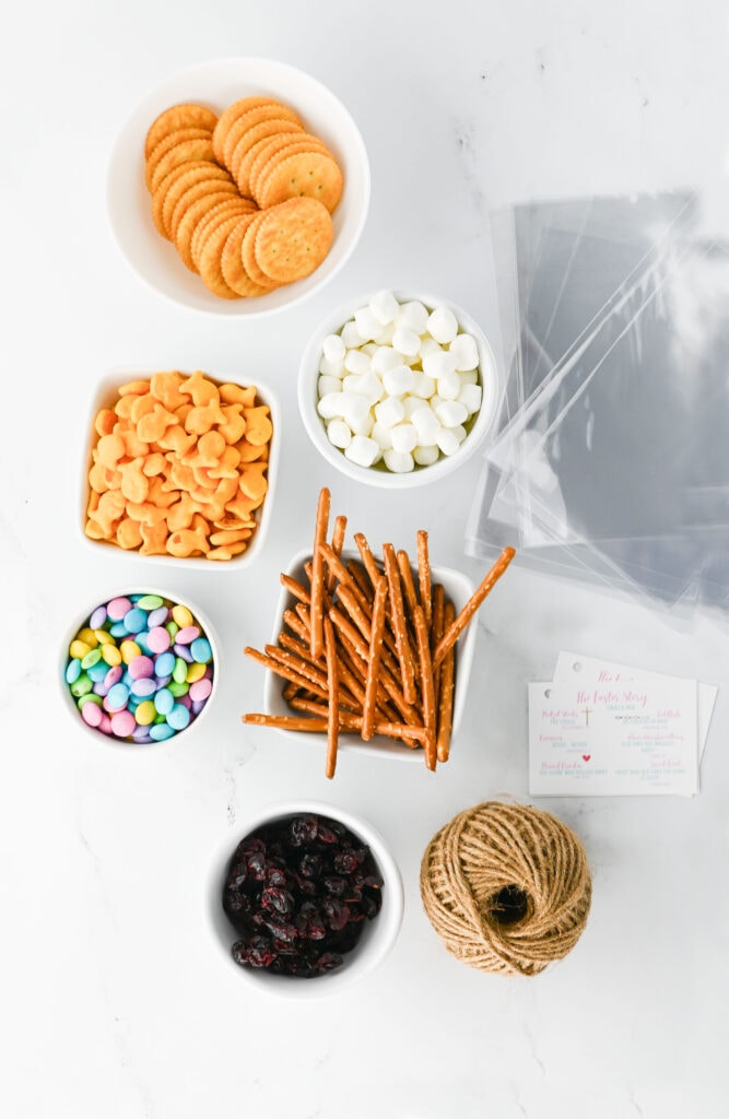 Easter Story Snack Mix Free Printable