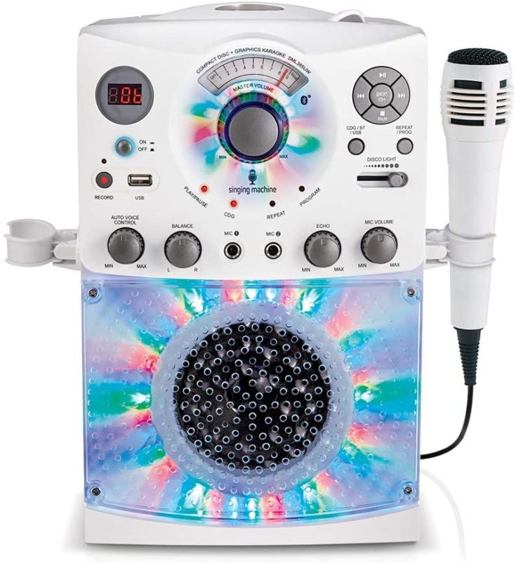 Singing Machine SML385UW Bluetooth Karaoke System