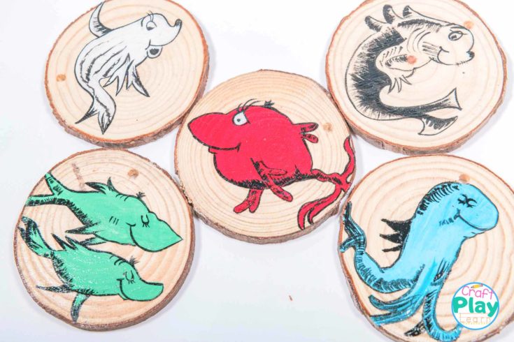 Image for Red fish blue fish craft