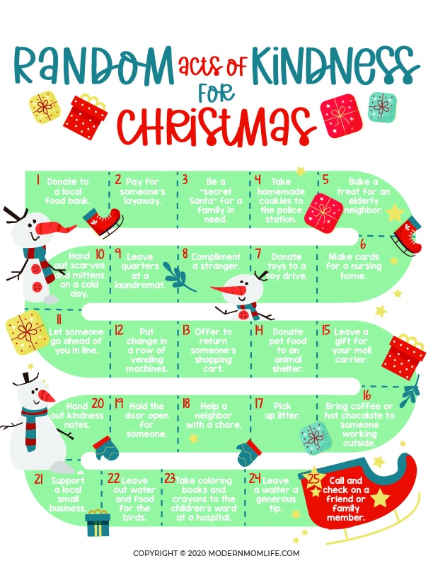 Christmas Random Acts of Kindness