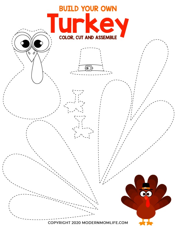 Build a turkey activity 