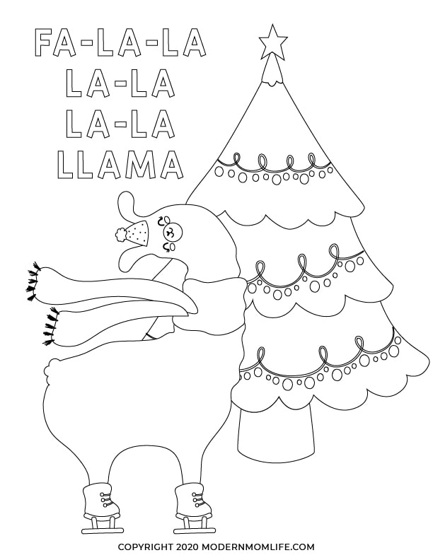 Christmas Coloring Sheet