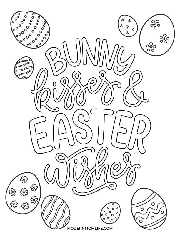 Easter Coloring Page