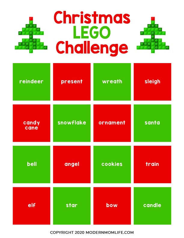 Christmas Lego Challenge